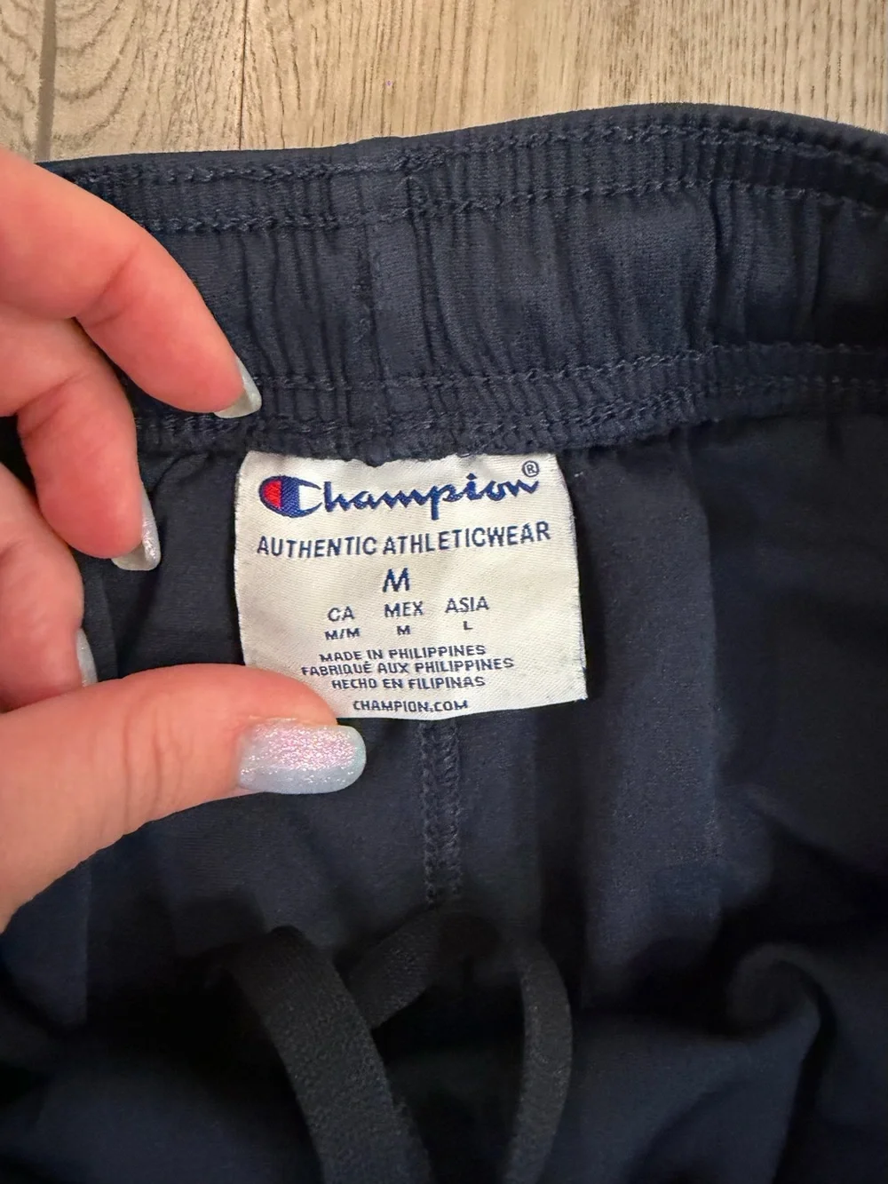 Champion Men’s Athletic Shorts - Navy - Size Medium